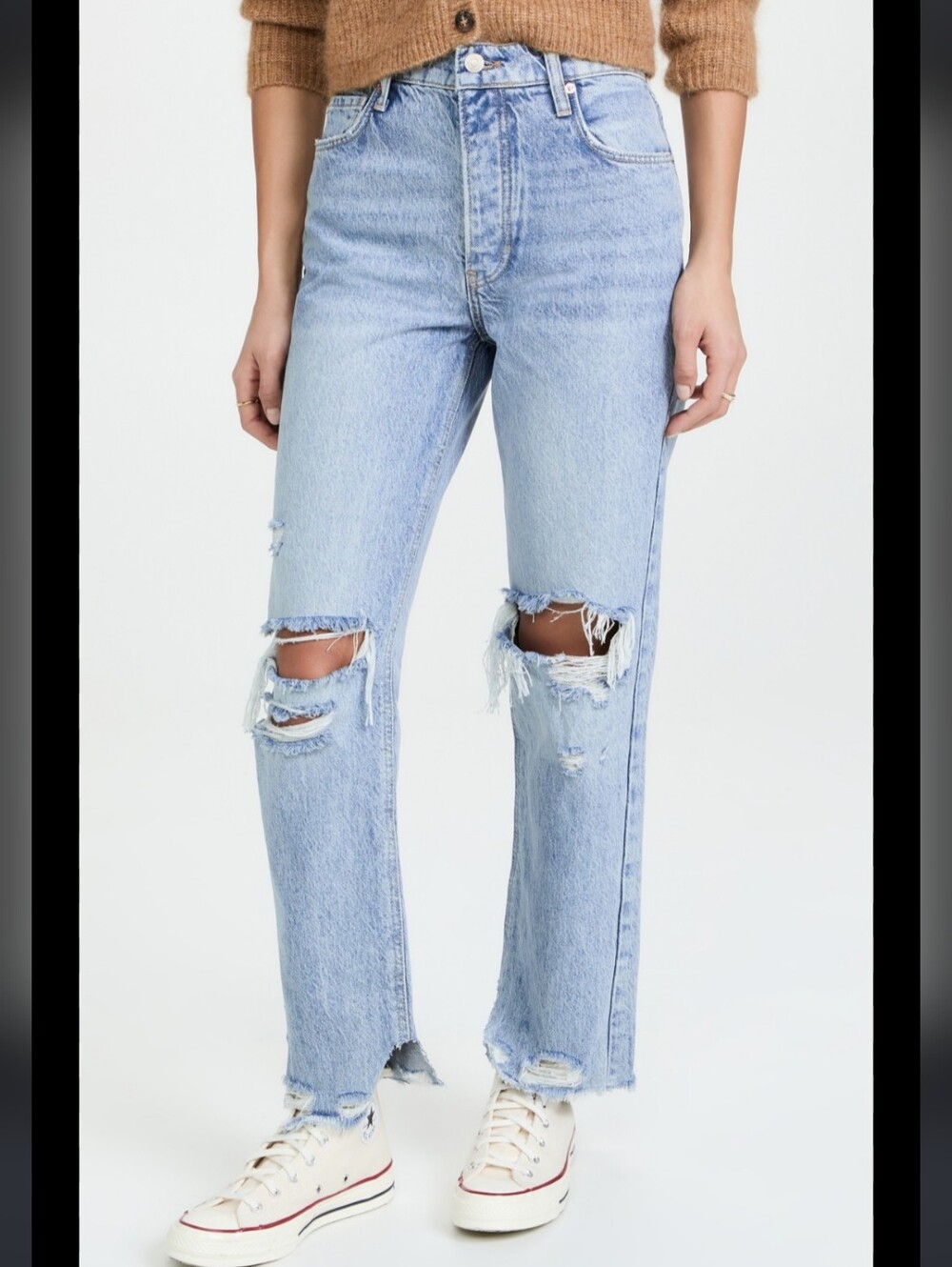 NWOT, TAPERED BAGGY BOYFRIEND JEANS